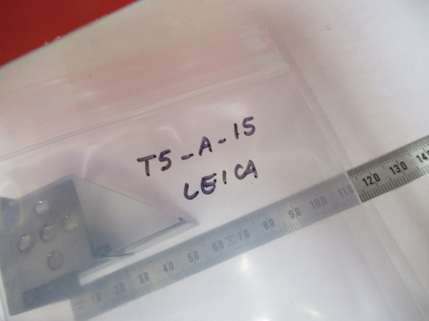 LEICA LEITZ GERMANY DMRB HEAD GLASS PRISM MICROSCOPE PART AS PICTURED T5-A-15
