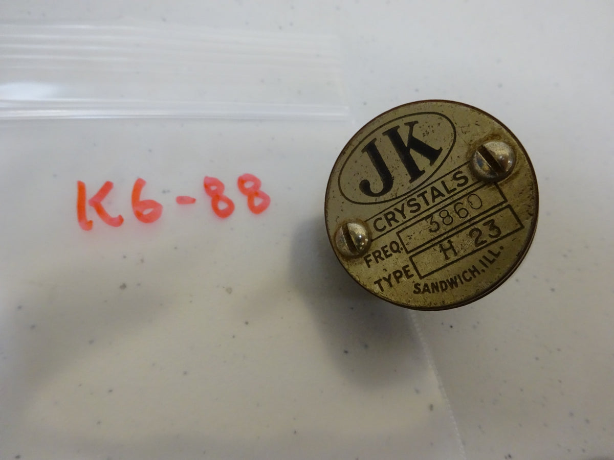 Quartz Radio Wwii Crystal Jk James Knight 3860 Kc Frequency Control
