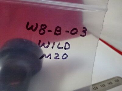 WILD SWISS M20 ILLUMINATOR MIRROR MICROSCOPE PART OPTICS AS IS #W8-B-03