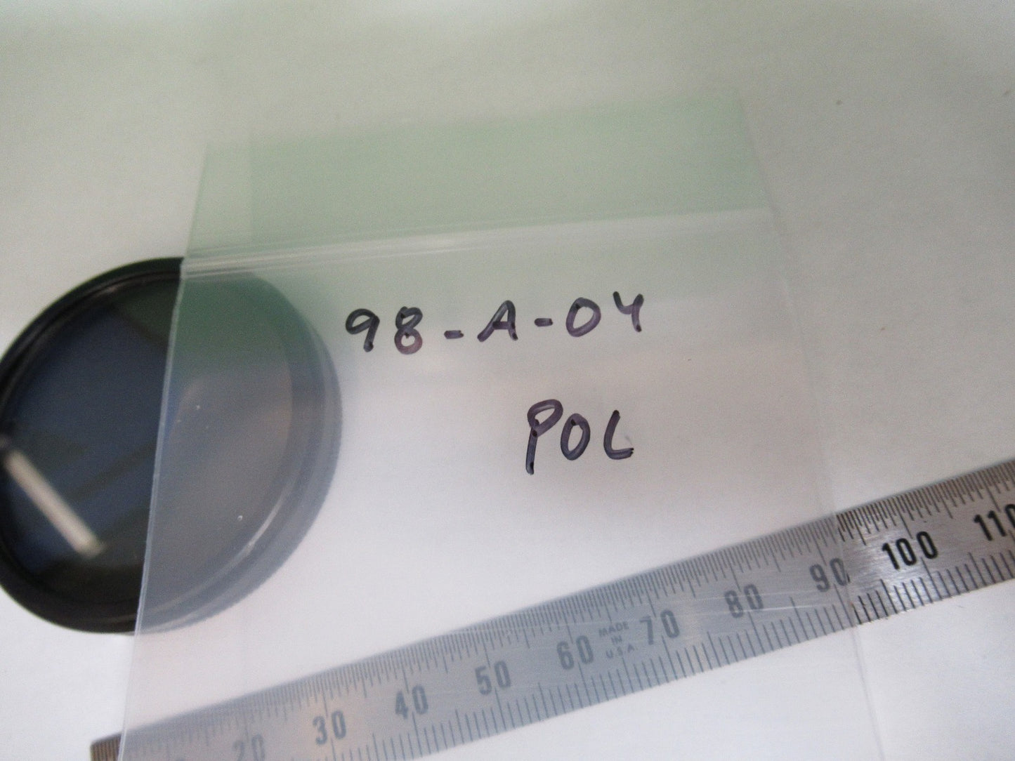 OPTICAL GLASS Hoya polarizer pol 49mm FILTER OPTICS AS PICTURED 98-A-04