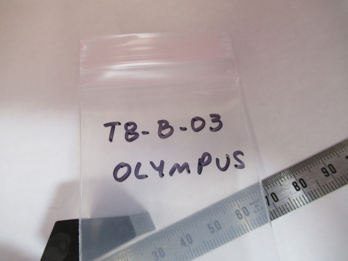OLYMPUS JAPAN GLASS PRISM MICROSCOPE PART AS PICTURED T8-B-05