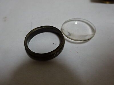 FOR PARTS BRASS ANTIQUE EYEPIECE LENS FRANCE OPTICS AS IS #96-92A