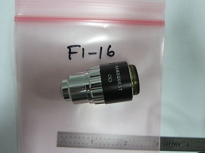 MICROSCOPE PART OBJECTIVE NANOQUEST 140X OPTICS BIN#F1-16