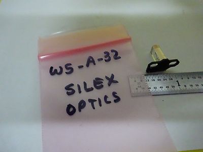 OPTICAL SILEX CONVEX CONCAVE LENS LASER OPTICS AS IS BIN#W5-A-32