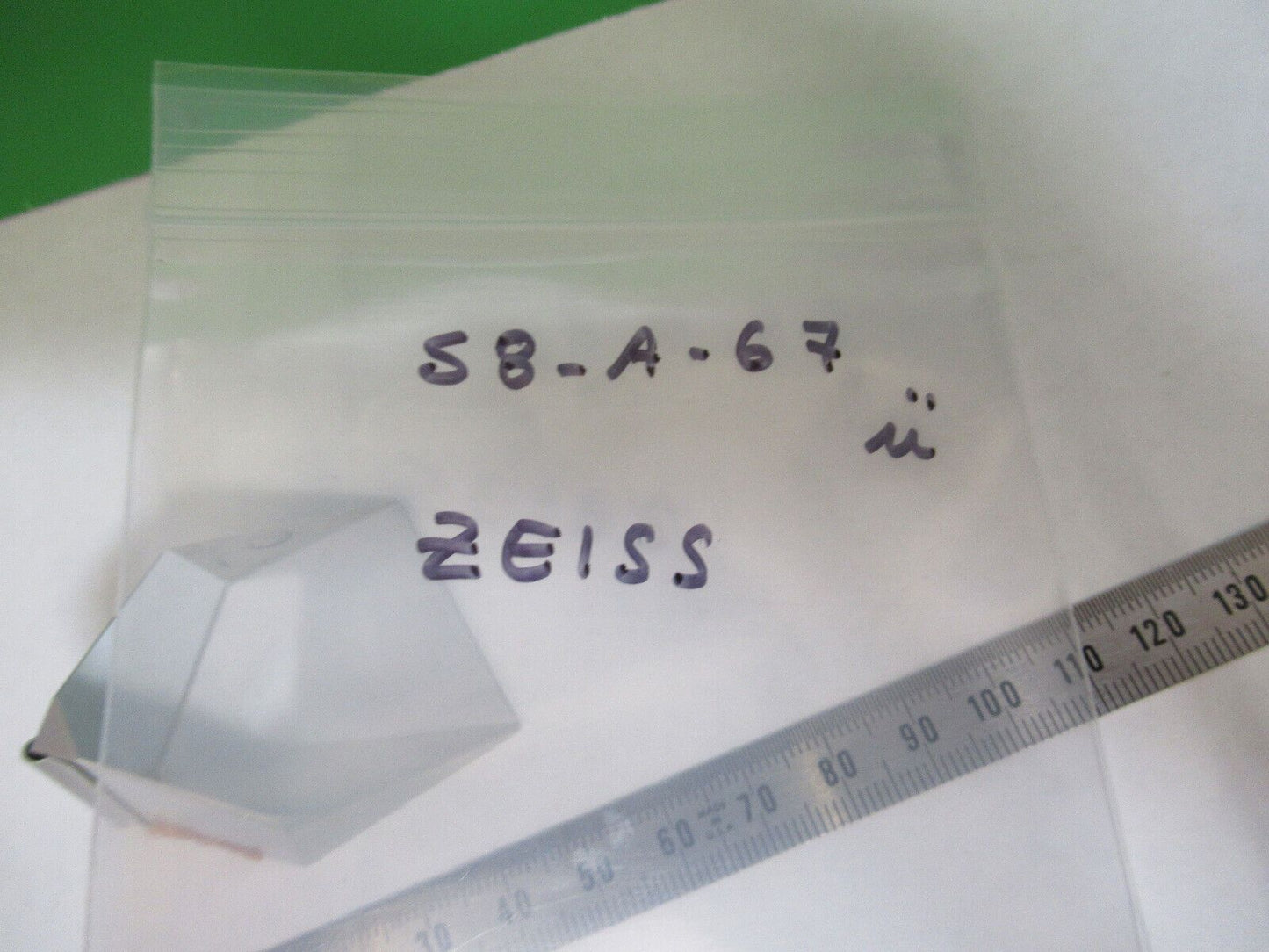 OPTICAL ZEISS GERMANY LARGE PRISM OPTICS MICROSCOPE PART AS PICTURED &S8-A-67