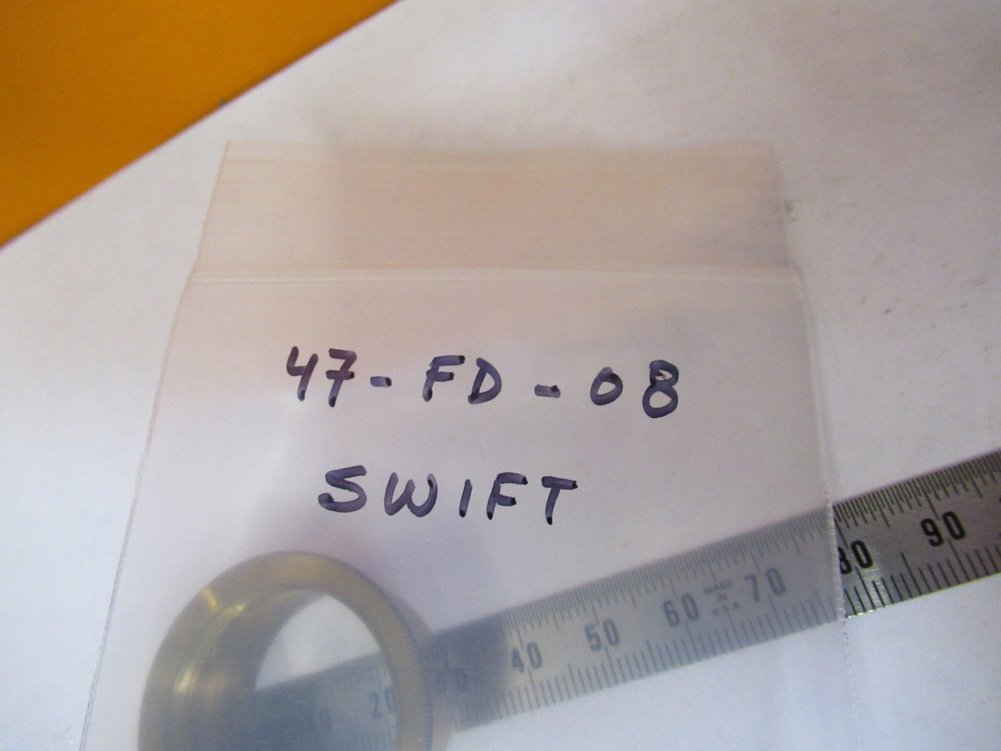 ANTIQUE COLLAR EYEPIECE ADAPTER BRASS SWIFT UK MICROSCOPE PART AS PIC 47-FD-08
