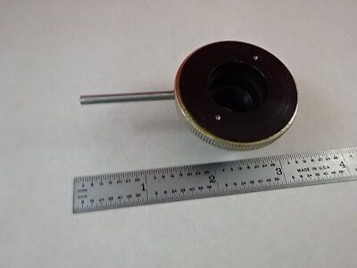KONDENSATOR DIAPHRAGM IRIS UNBEKANNTE MIKROSKOPOPTIK WIE ABGEBILDET &E3-B-01