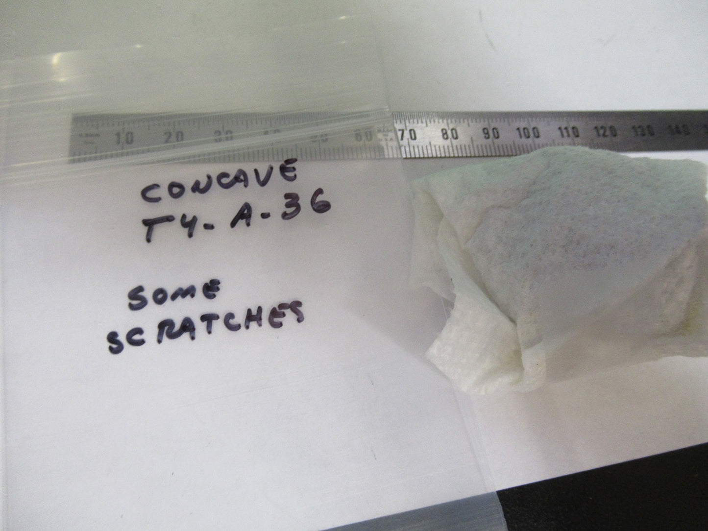 OLYMPUS JAPAN CONCAVE some scratches MIRROR MICROSCOPE PART AS PICTURED T4-A-36