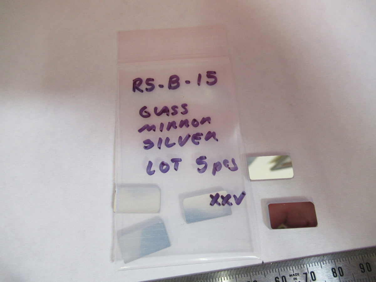 Optical Silver Glass Mirror Lot 5 Pcs Optics
