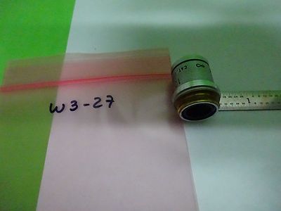 MICROSCOPE PART OBJECTIVE AO PLAN 10X AMERICAN OPTICS ACHRO AS IS BIN#W3-27