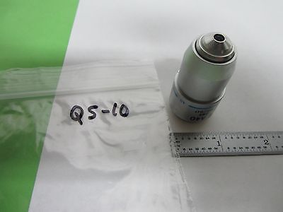 MICROSCOPE PART OBJECTIVE OLYMPUS JAPAN E A40 OPTICS AS IS BIN#Q5-10