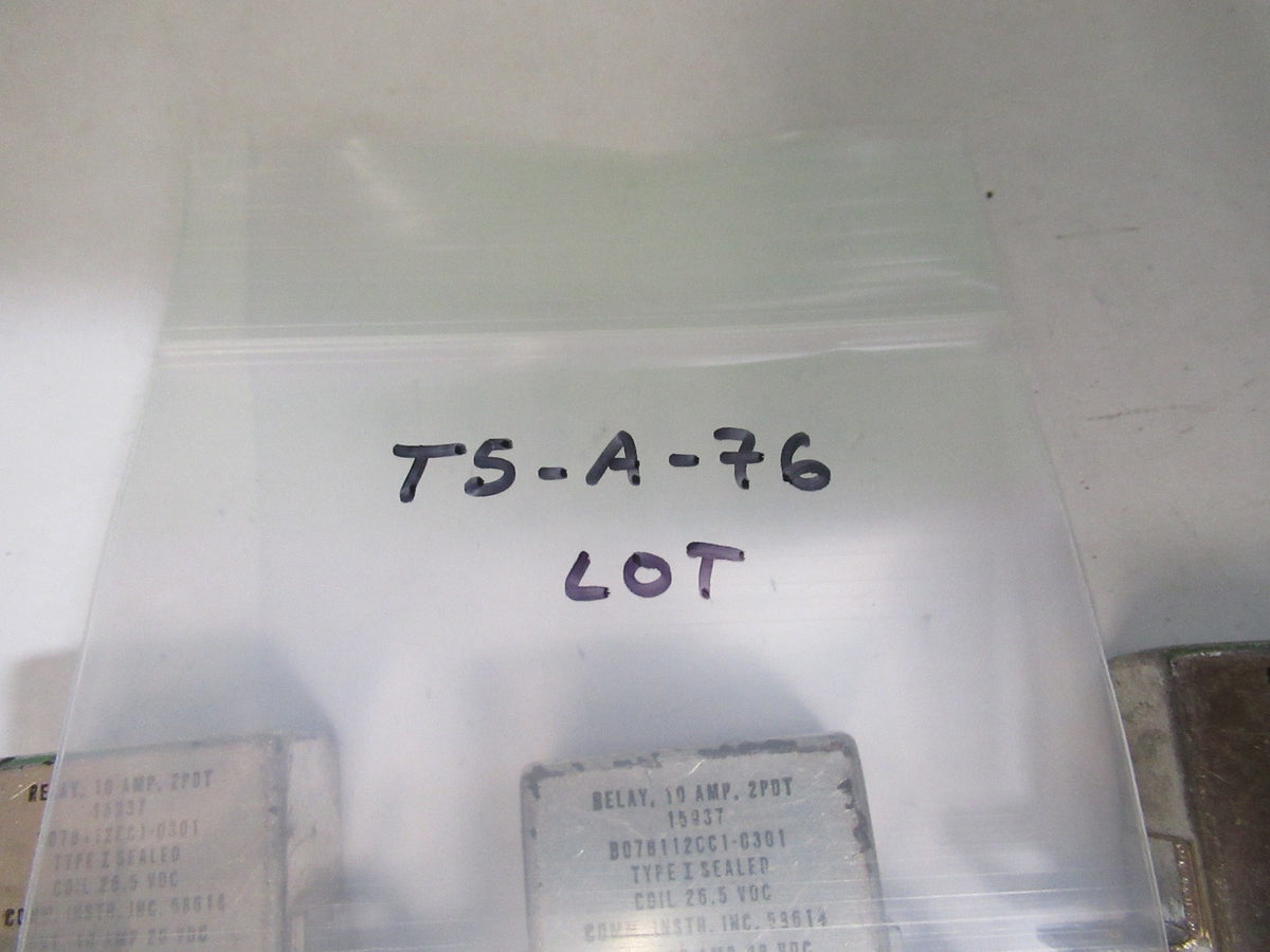Lot Relay Electric Mil Spec Comm Instr