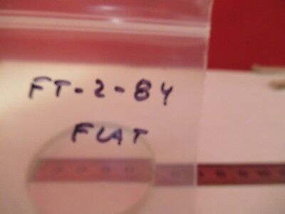 OPTICAL FLAT 2" DIAMETER PYREX PRO OPTICS AS PICTURED &FT-2-84
