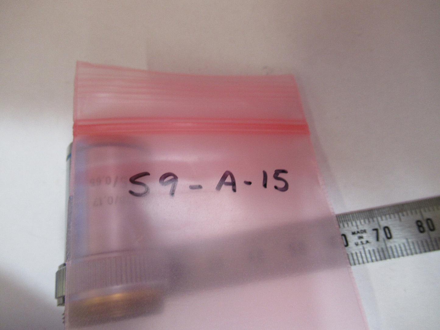 ELGEET GERMANY OBJECTIVE 45X OPTICS MICROSCOPE PART AS PICTURED S9-A-15