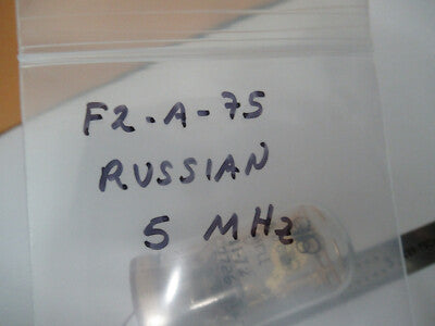 Huge Quartz Crystal Resonator Frequency 5 MHz Russian Glass Package