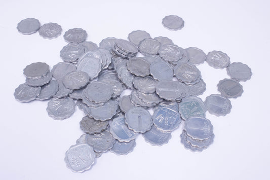 Lot of Old Israeli Pound Currency - 1 Agora Coins (1960-1980)