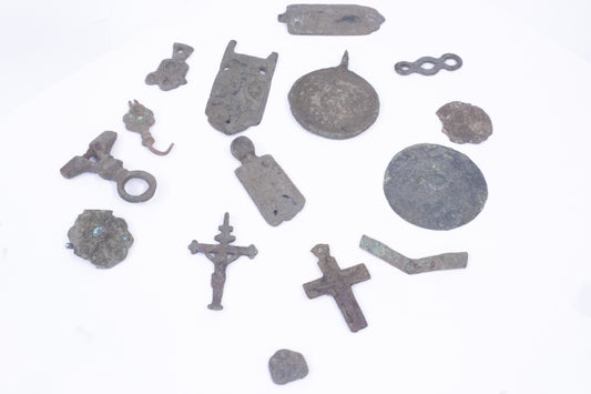 Set of Medieval Kieven Rus Religious and Personal Artifacts