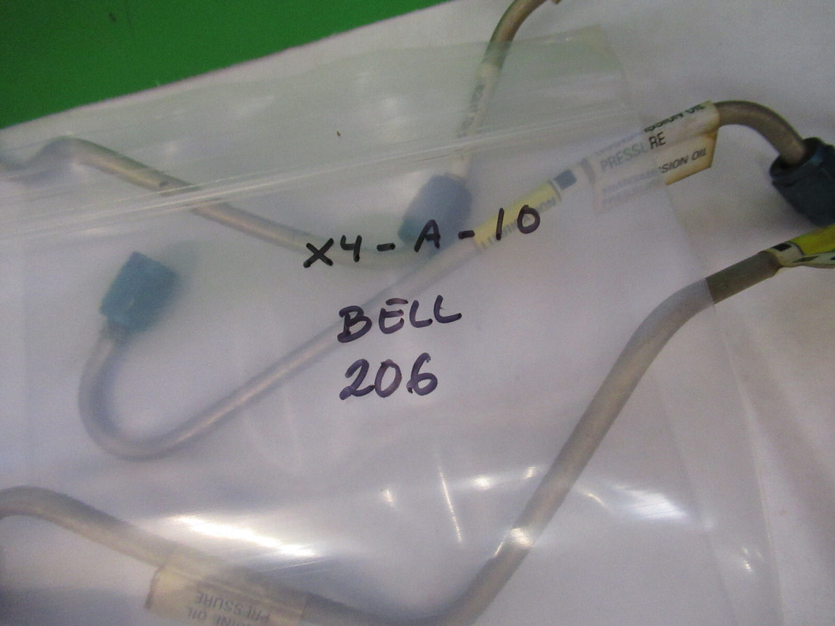 ALUMINUM PRESSURE LINES TUBING BELL 206 AIRCRAFT HELICOPTER AS PICTURED X4-A-10