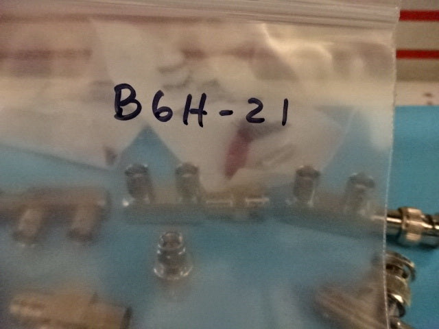 LOT BNC CONNECTOR ADAPTERS RF MICROWAVE FREQUENCY AS PICTURED AS IS #B6H-21