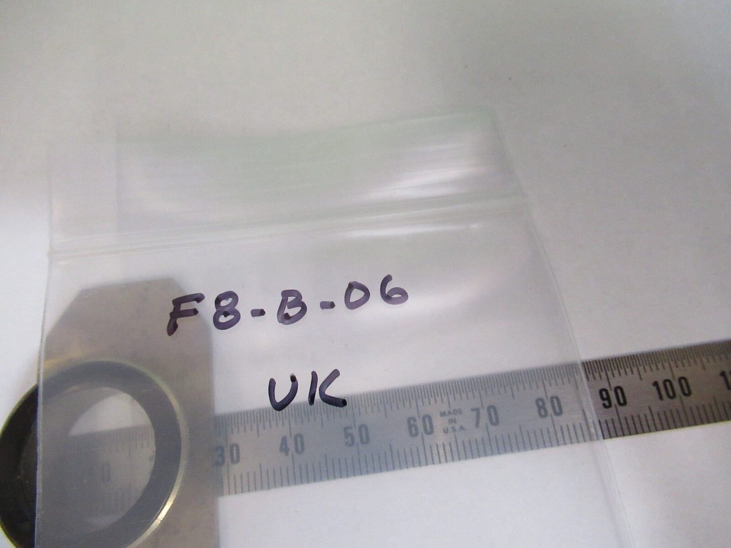 ANTIQUE BRASS COMPRESSORIUM SLIDE STAGE UK MICROSCOPE PART F8-B-06