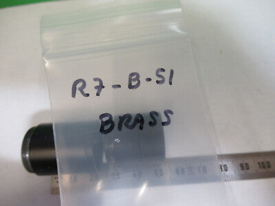 LOT 3 EA BRASS OBJECTIVE EXTENDER PARTS MICROSCOPE PART AS PICTURED #R7-B-51