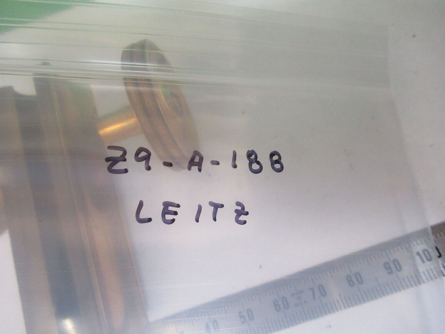 ANTIQUE MICROSCOPE PART LEITZ GERMANY BRASS GROSS STAGE AS PICTURED &Z9-A-188