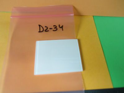 OPTICAL DIFFUSER SUPER WHITE GLASS LASER OPTICS BIN#D2-34