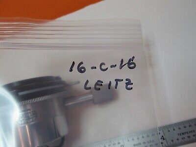ERNST LEITZ WETZLAR DEUTSCHLAND KONDENSATOR für MIKROSKOP WIE ABGEBILDET &16-C-16