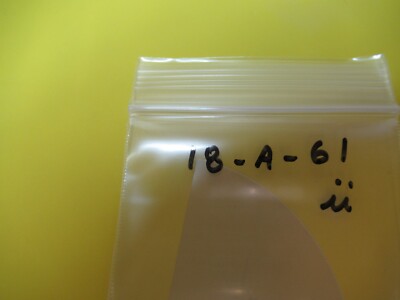 SAPPHIRE WAFER SINGLE CRYSTAL QUADRANT PIECE ALUMINUM OXIDE AS PICTURED 18-A-61