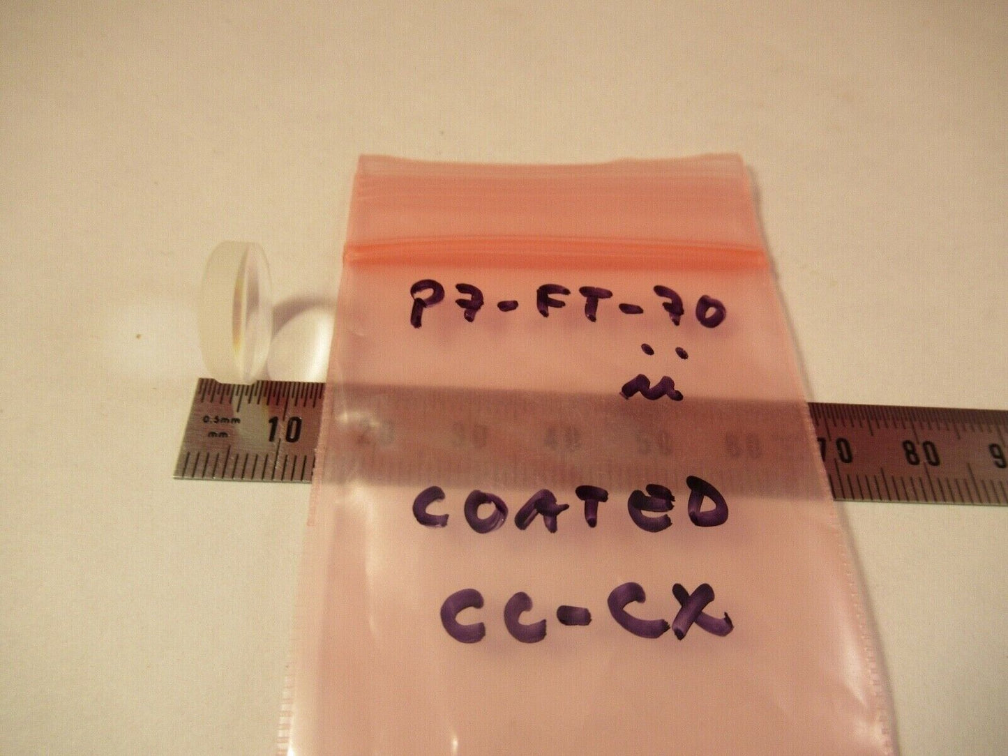 OPTISCHE BESCHICHTETE LINSE CC-CX LASEROPTIK WIE ABGEBILDET &P7-FT-70