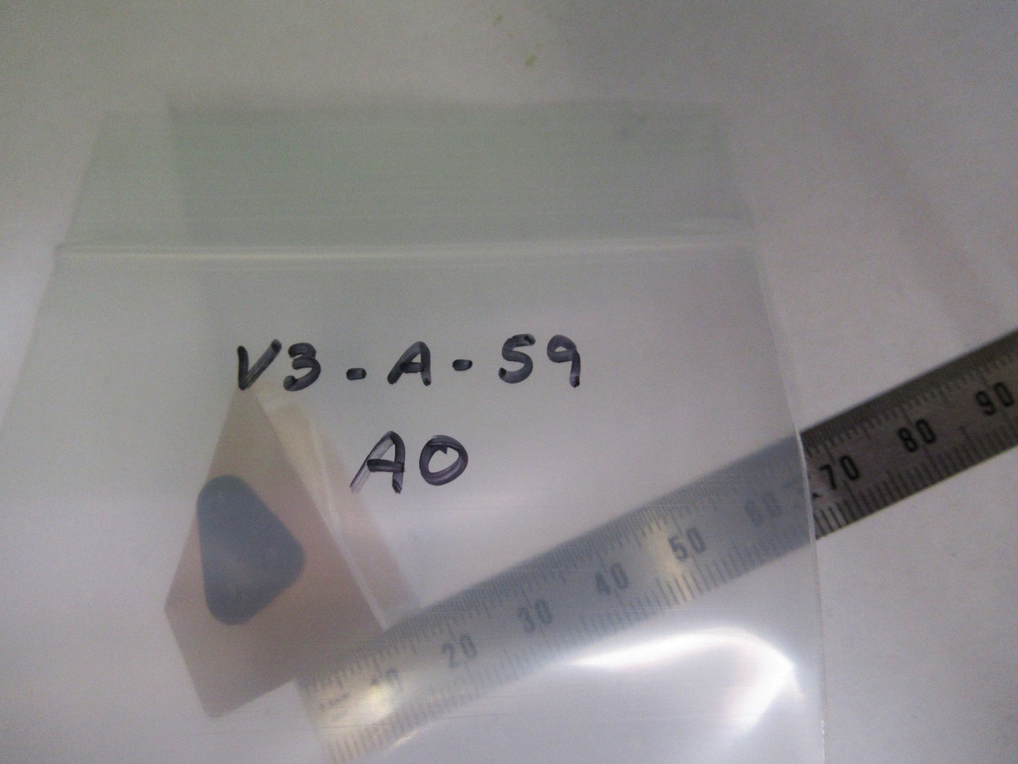 ANTIQUE SPENCER AO GLASS PRISM OPTICS MICROSCOPE PART AS PICTURED V3-A-59