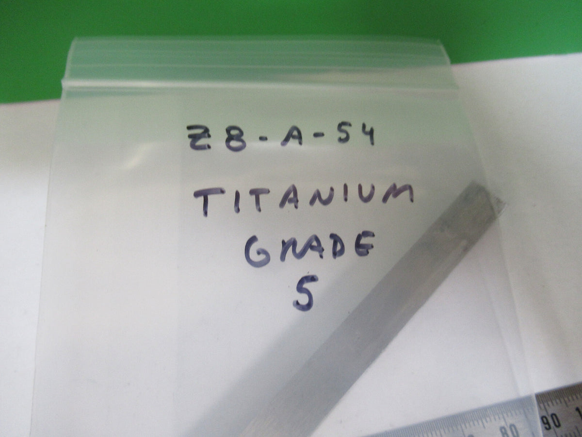 TITANIUM BAR METAL SAMPLE GRADE 5 6AL4V AS PICTURED #Z8-A-54