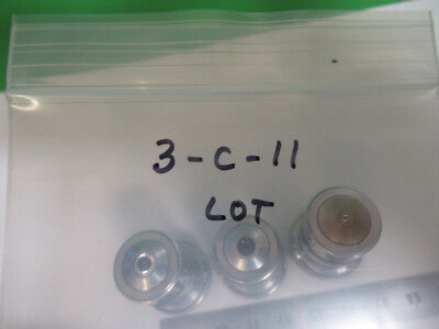 American Optical Co. Spencer Lens Co. Lot 3 ea Objective 10X 44X 95X Microscope Part