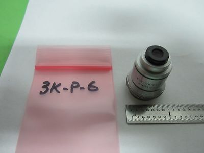 OPTICAL MICROSCOPE PART OBJECTIVE BAUSCH LOMB USA 10X OPTICS BIN#3K-P-6
