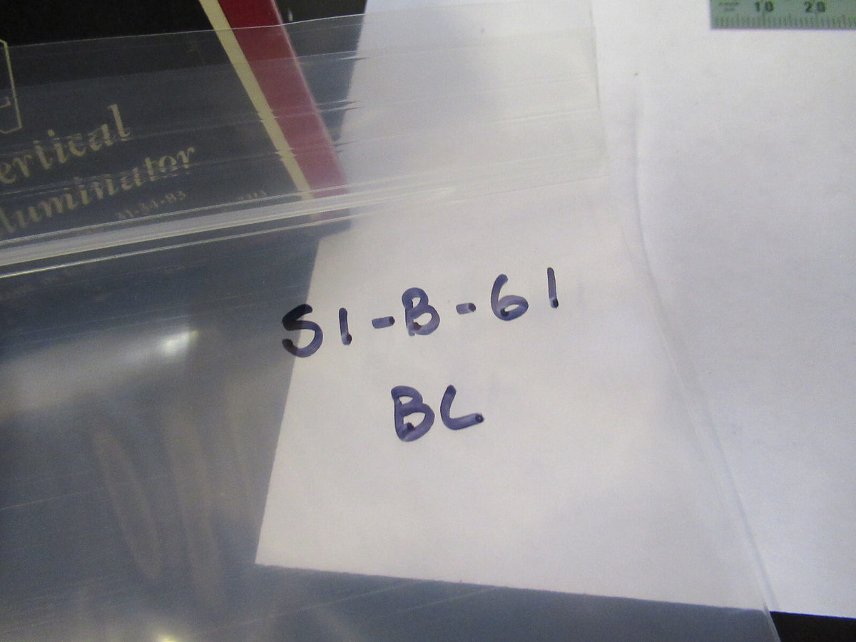 BAUSCH LOMB VERTICAL ILLUM BEAM SPLIT 31-34-83 MICROSCOPE PART PICTURED S1-B-61