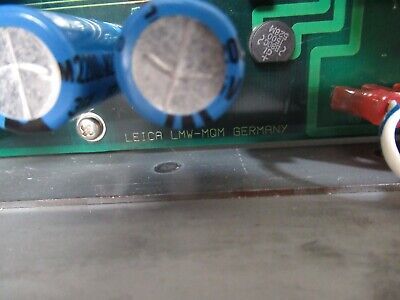 LEICA DMRB GERMANY POWER SUPPLY ASSEMBLY MICROSCOPE PART as pictured &61