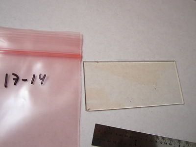 OPTICAL COATED GLASS SUBSTRATE LASER OPTICS BIN#17-14 i