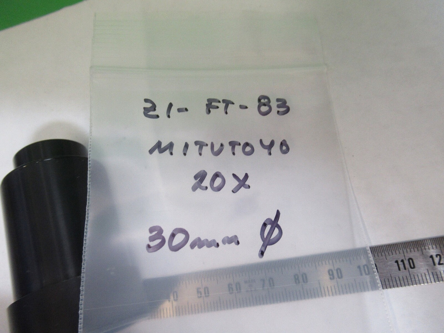 MITUTOYO JAPAN 20X EYEPIECE SWF20X OCULAR OPTICS MICROSCOPE PART Z1-FT-83