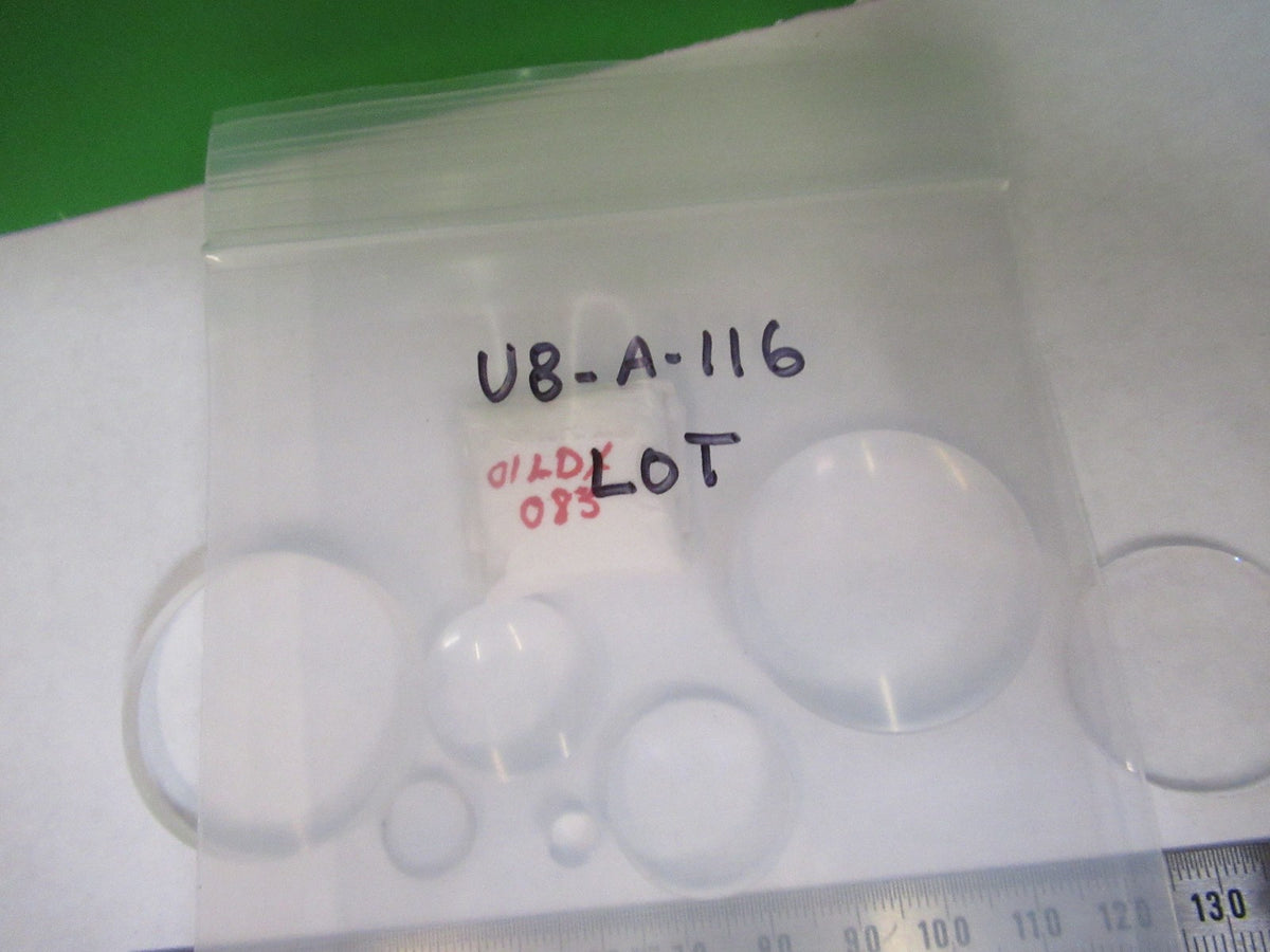 LOT OPTICAL GLASS LENSES ASSORTED LASER OPTICS NICE AS PICTURED U8-A-116