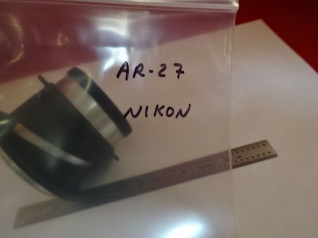 OPTICAL NIKON JAPAN LENS ASSEMBLY for COMPARATOR OPTICS AS IS #AR-27