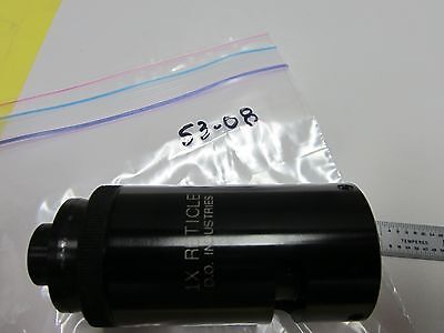 D.O. INDUSTRIES CAMERA ADAPTER 1X RETICLE OPTICS #53-08