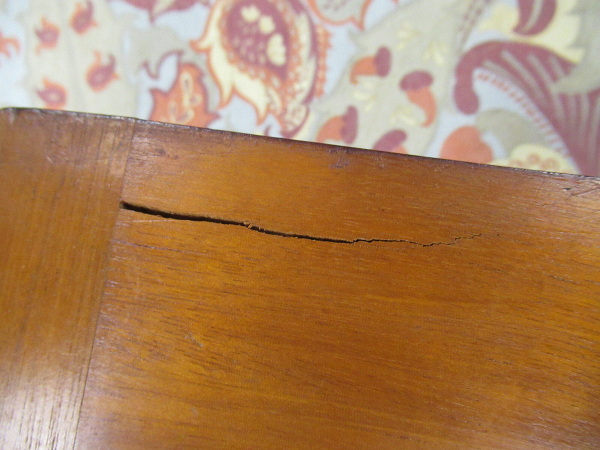 Empty Wood Cabinet for Antique Watson UK 1890s Microscope Part