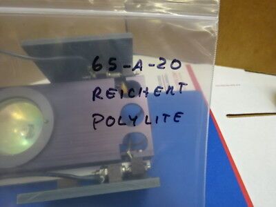 MICROSCOPE PART LAMP ASSEMBLY for REICHERT AUSTRIA POLYLITE AS IS #65-A-20