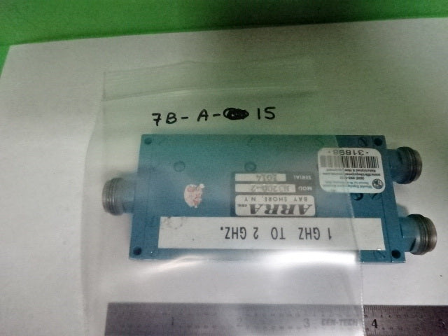 ARRA 2 GHz POWER SPLITTER FREQUENCY RF MICROWAVE AS IS #7B-A-15