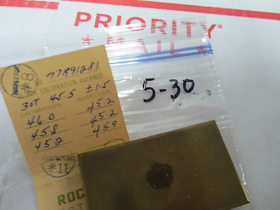 METROLOGY INSPECTION ROCKWELL HARDNESS TEST STANDARD BIN#5-30
