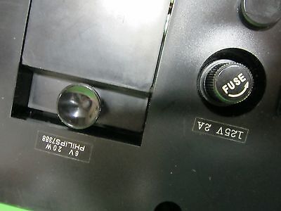 MICROSCOPE PART JAPAN LAMP + POWER SUPPLY TRAY AS IS BIN#ZP-2