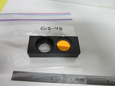 OPTISCHER MIKROSKOP-OBJEKTIVFILTER LEITZ OPTICS BIN#G5-43