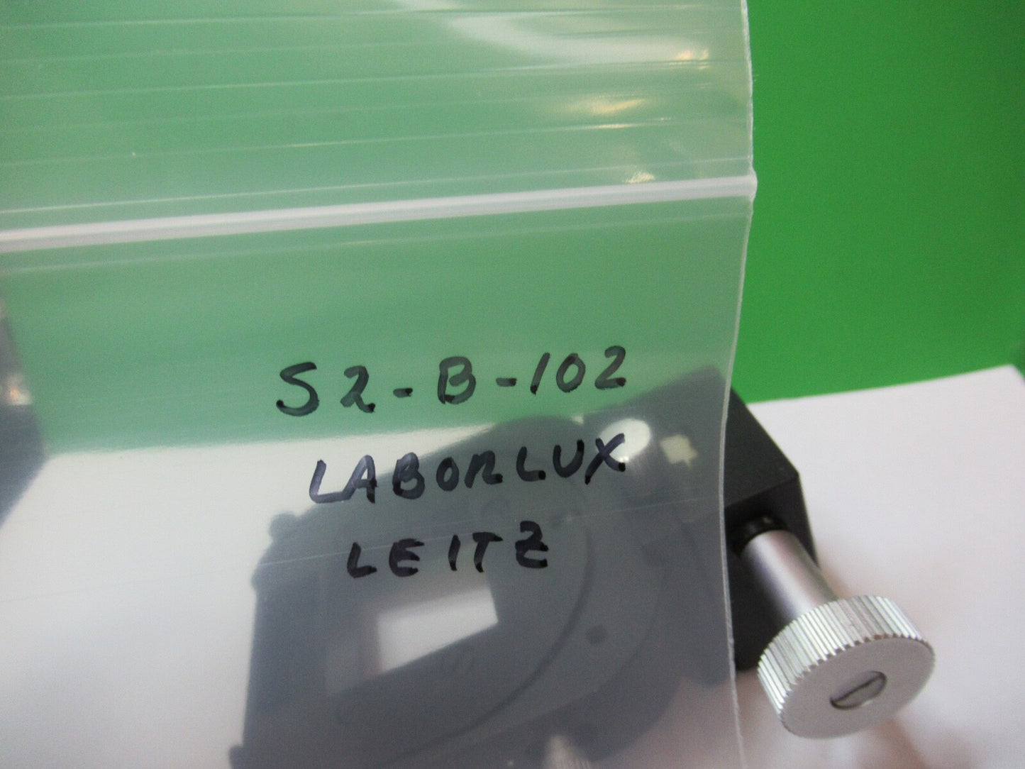LEITZ WETZLAR GERMANY CONDENSER HOLDER LABORLUX MICROSCOPE PART AS PIC S2-B-102