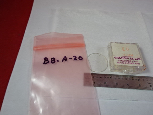 Lens Crosshair Graticule Reticle Optics Microscope Part