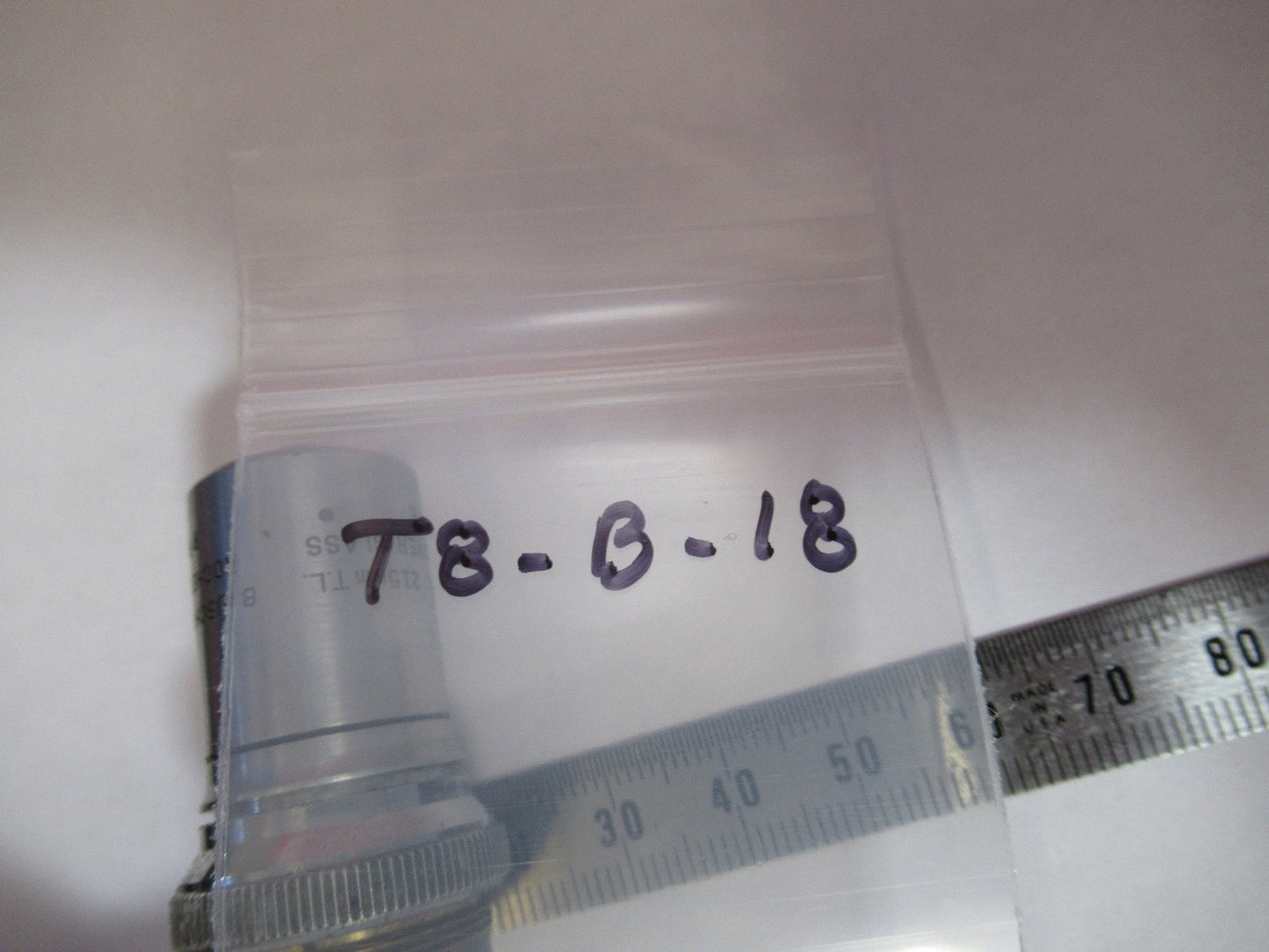 BAUSCH LOMB 50X /215mm OBJECTIVE LENS MICROSCOPE PART AS PICTURED T8-B-18
